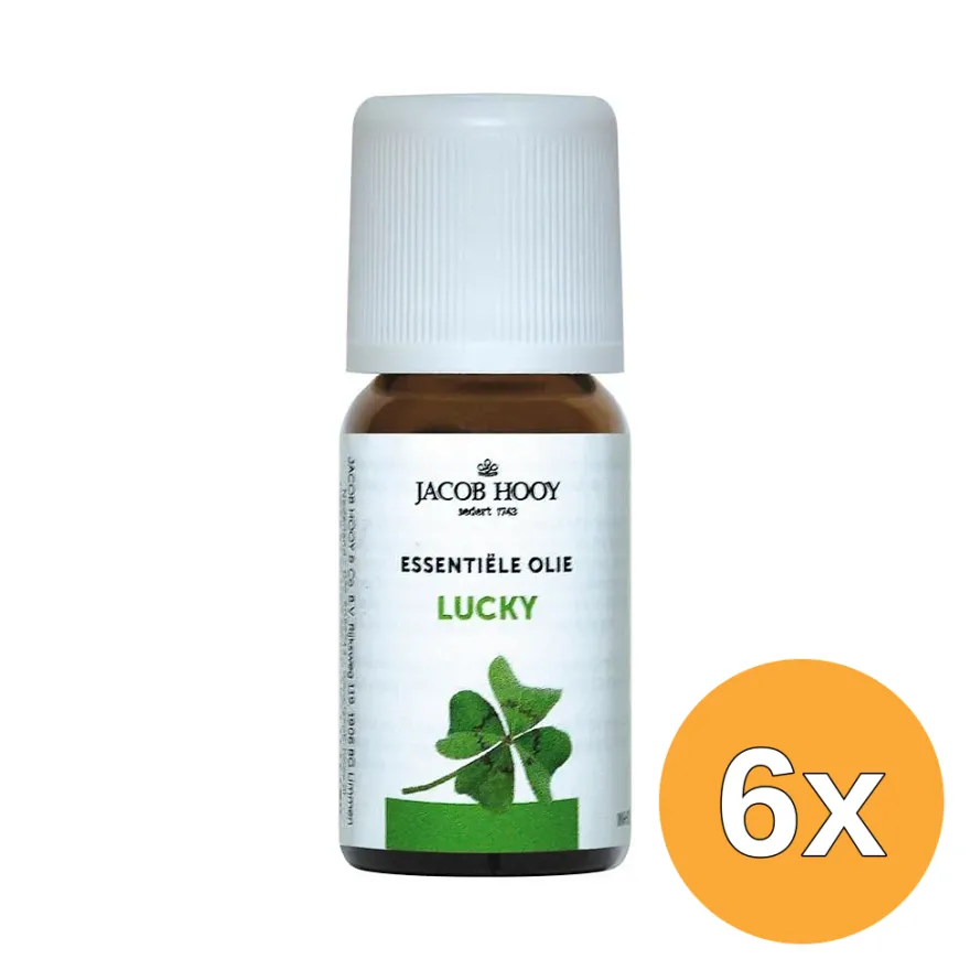 6x Jacob Hooy Lucky olie (10 ml)
