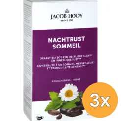 3x Jacob Hooy Nachtrust Theezakjes (50 stuks)