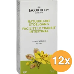 12x Jacob Hooy Natuurlijke Stoelgangsthee (20 stuks)