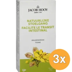 3x Jacob Hooy Natuurlijke Stoelgangsthee (20 stuks)