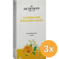 3x Jacob Hooy Ontzuringsthee (20 stuks)