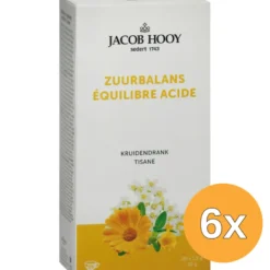 6x Jacob Hooy Ontzuringsthee (20 stuks)