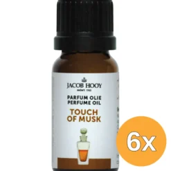 6x Jacob Hooy Parfum olie musk (10 ml)