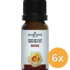 6x Jacob Hooy Parfum olie rozen (10 ml)