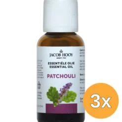 3x Jacob Hooy Patchouli olie (30 ml)