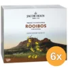 6x Jacob Hooy Rooibosthee Sakkies (80 stuks)