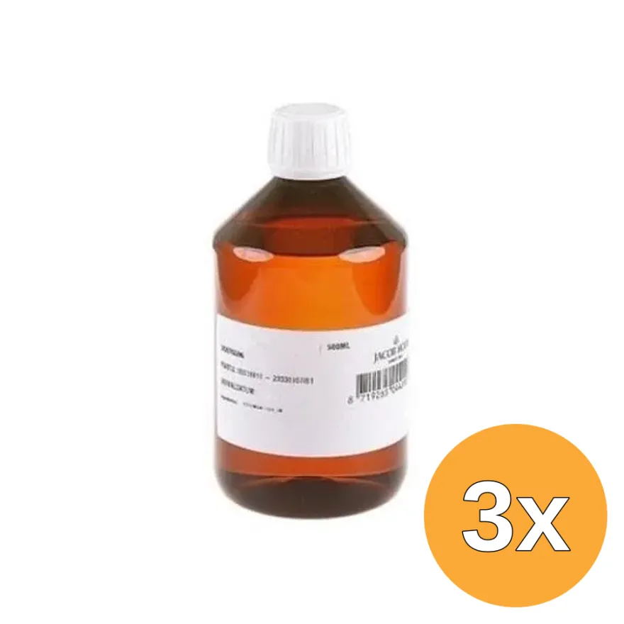 3x Jacob Hooy Rozenhout-Olie N.I (500 ml)