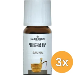 3x Jacob Hooy Sauna olie (10 ml)