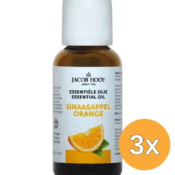 3x Jacob Hooy Sinaasappel olie (30 ml)