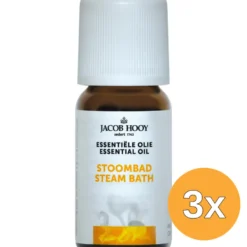 3x Jacob Hooy Stoombad olie (10 ml)