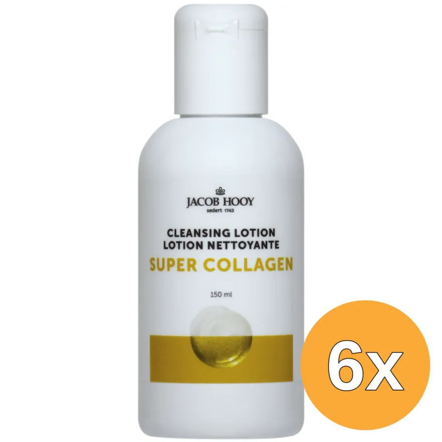 6x Jacob Hooy Super Collageen Cleansing Lotion (150 ml)