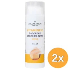 2x Jacob Hooy Vitamine C Dagcrème Spf30 (50 ml)