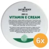 6x Jacob Hooy Vitamine E creme (140 ml)