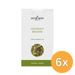 6x Jacob Hooy Zoethout gesneden geschild (150 gr)