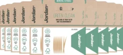 12x Jordan Tandenstokersgreen Clean Dun (100 stuks)