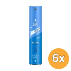 6x Junior Hairspray Extra Strong (250 ml)