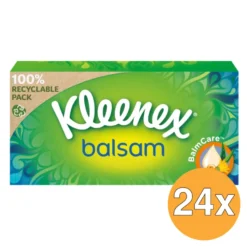 24x Kleenex Balsam Tissue Box (64 stuks)