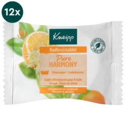12x Kneipp Badbruistablet oranje lindebloesem (80 gr)