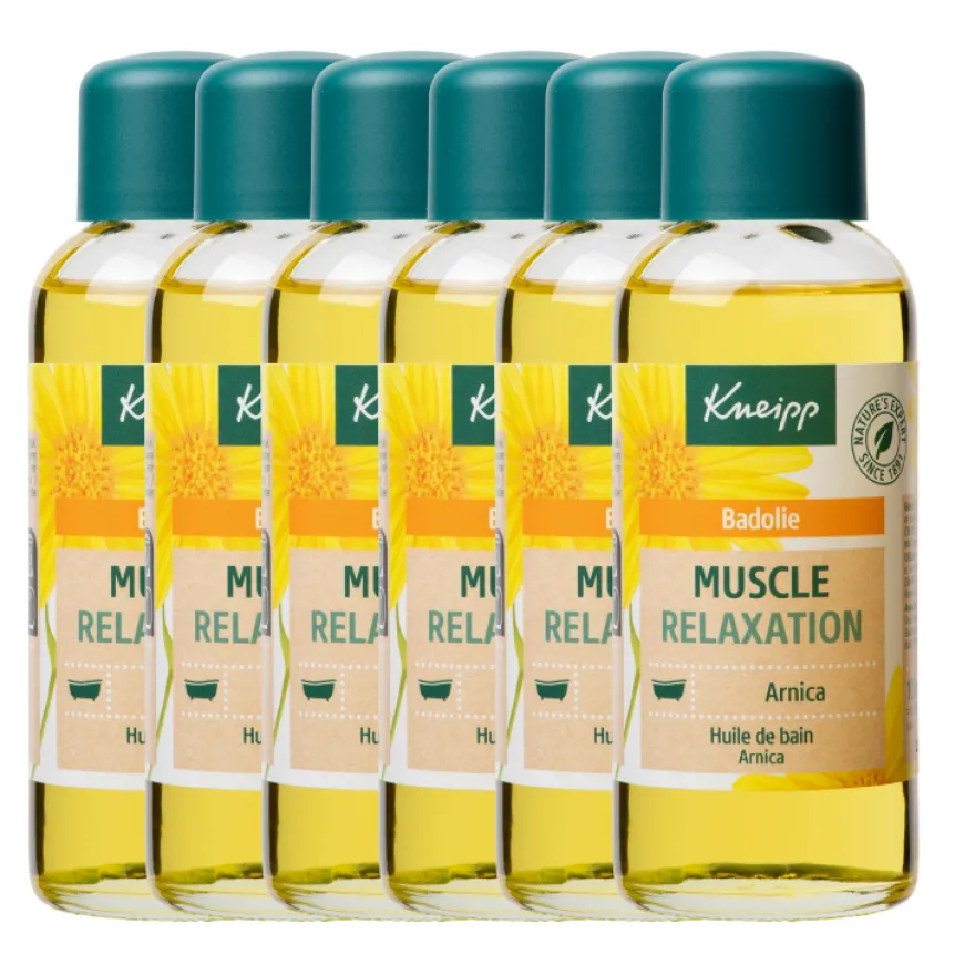 6x Kneipp Badolie arnica active (100 ml)