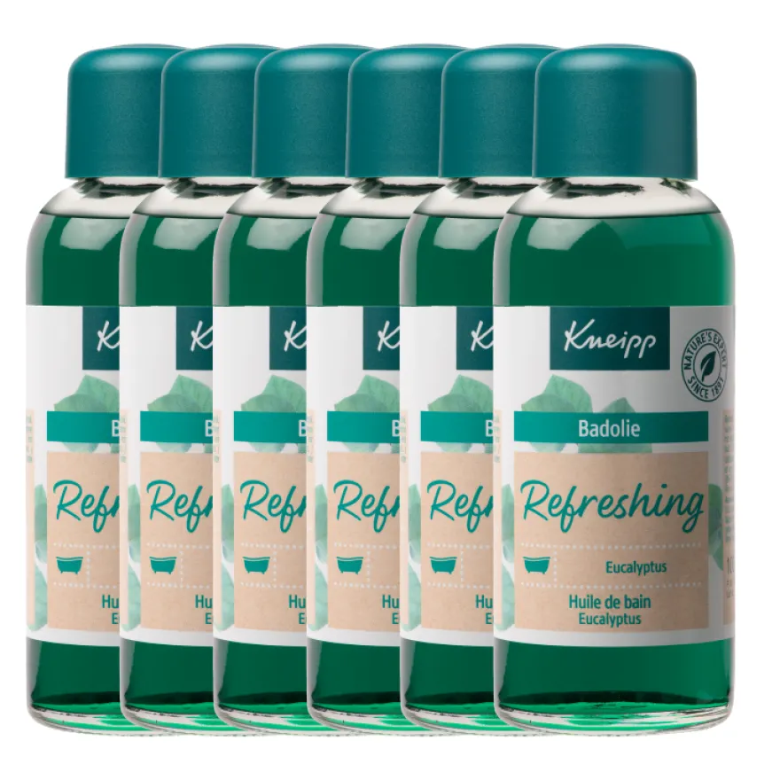 6x Kneipp Badolie refreshing (100 ml)