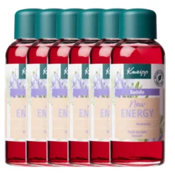 6x Kneipp Badolie rozemarijn new energy (100 ml)