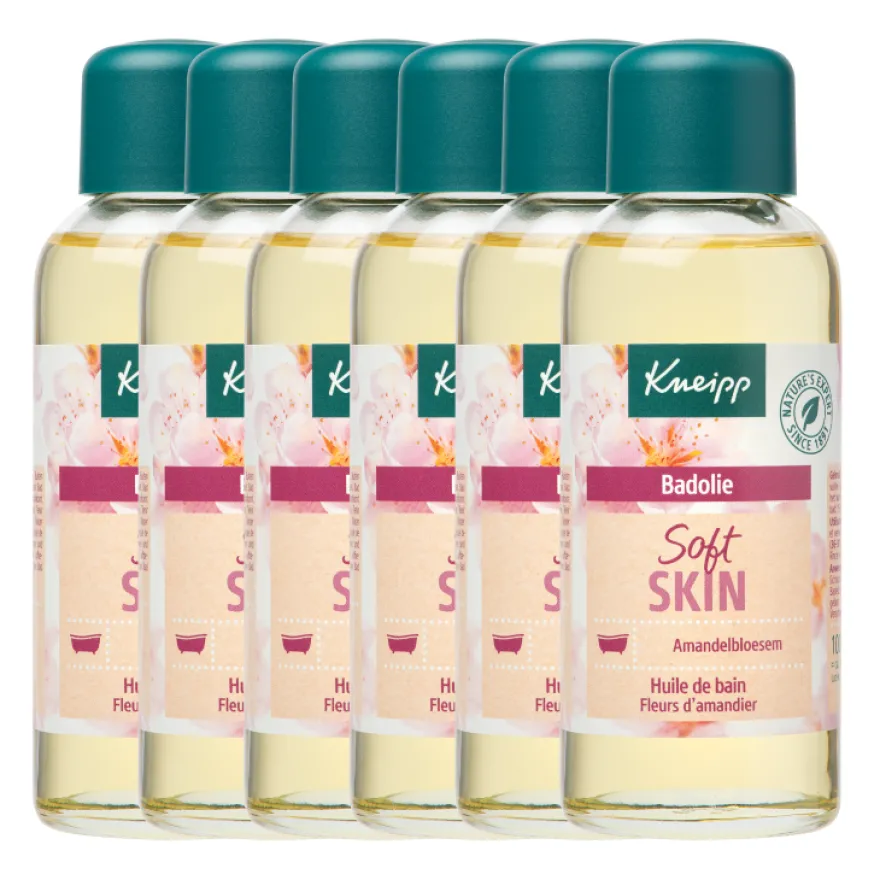 6x Kneipp Badolie soft skin (100 ml)