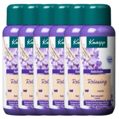 6x Kneipp Badschuim relaxing lavendel (400 ml)