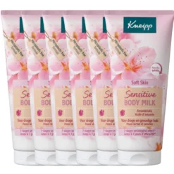 6x Kneipp Body lotion sensitive soft skin amandel (200 ml)