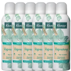 6x Kneipp Douche foam refreshing (200 ml)