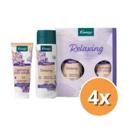 4x Kneipp Geschenk set Relaxing Moments (1 x 200 ml + 1 x 75 ml)