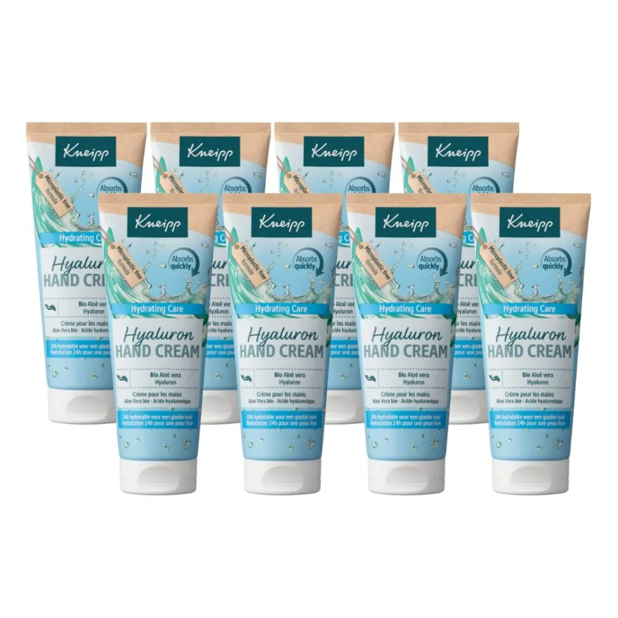 8x Kneipp Handcrème Hyaluron (75 ml)