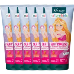 6x Kneipp Kids 2-in-1 Shampoo/Douchegel Sea Princess (200 ml)