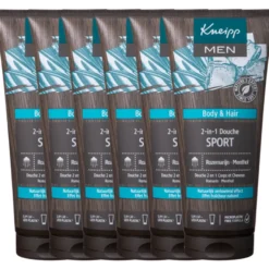 6x Kneipp Men Douche 2-in-1 Sport (200 ml)