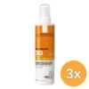 3x La Roche-Posay Anthelios Invisible Spray SPF30 (200 ml)