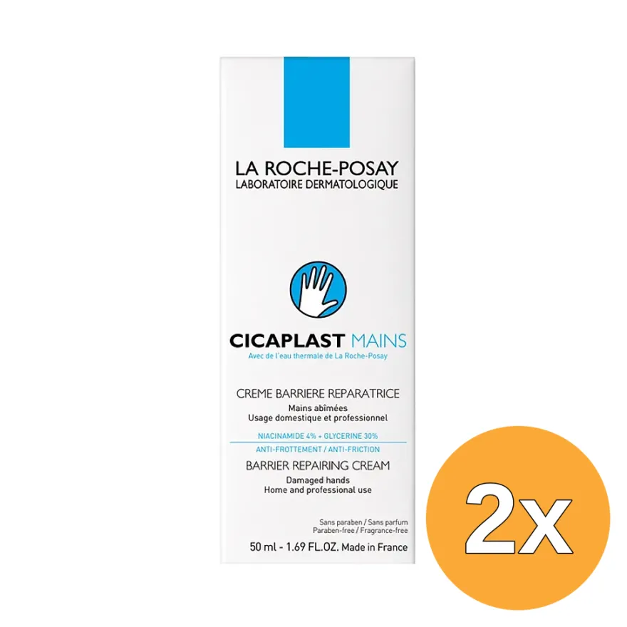 2x La Roche-Posay Cicaplast Barrier Repairing Cream (50 ml)