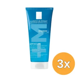 3x La Roche-Posay Effaclar Purifying Foaming Gel (200 ml)