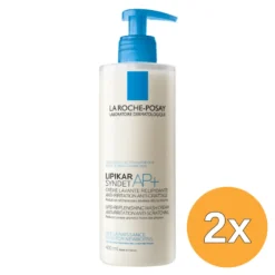 2x La Roche-Posay Lipikar Syndet Ap+ Lipid-replenishing Wash Cream (400 ml)