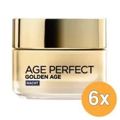 6x L’Oréal Paris Age Perfect Golden Age Nachtcreme (50 ml)