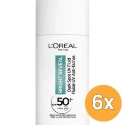 6x L’Oréal Paris Bright Reneal Fluid Niacinamide SPF 50 (50 ml)
