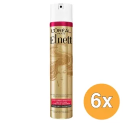 6x L’Oréal Paris Elnett Satin Kleurbescherming (400 ml)
