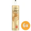 6x L’Oréal Paris Elnett Satin Normaal Rood (75 ml)