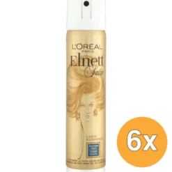 6x L’Oréal Paris Elnett Satin Sterke Blauw (75 ml)