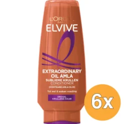 6x L’Oréal Paris Elvive Cremespoeling Extraordinary Oil Krulverzorgende (200 ml)