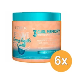 6x L’Oréal Paris Elvive Dream Length Hydraterende Styling Gel (400 ml)