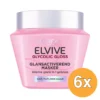 6x L’Oréal Paris Elvive Glycolic Gloss Haarmasker (6 x 300 ml)