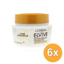 6x L’Oréal Paris Elvive Masker Extraordinary Oil Kokosolie (300 ml)