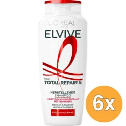 6x L’Oréal Paris Elvive Shampoo Total Repair 5 (250 ml)