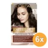 6x L’Oréal Paris Excellence Creme Universal Nudes 3U Donkerbruin (1 stuk)