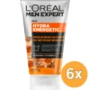 6x L’Oréal Paris Men Expert Hydra Energetic Reinigingsgel (100 ml)