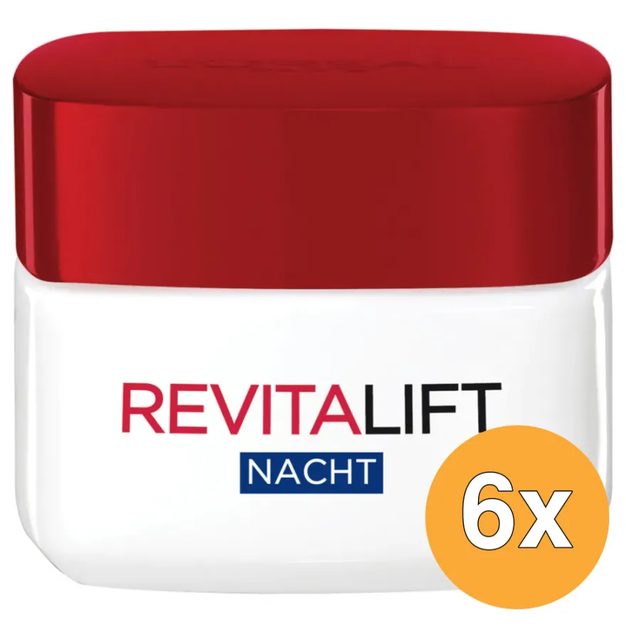 6x L’Oréal Paris Revitalift Nachtcreme (50 ml)